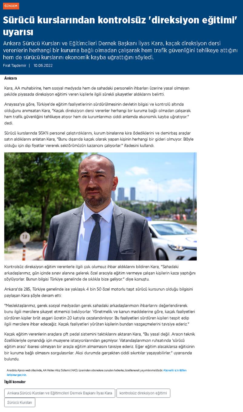 KAÇAK DİREKSİYON EĞİTİM FALİYETİ